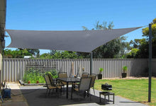 Load image into Gallery viewer, 10&#39;x&#39;12&#39; Rectangle Patio Sun Shade Sail（Grey Color）
