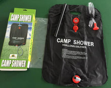 Cargar imagen en el visor de la galería, Camp Shower Bag, 20L Black Portable shower
