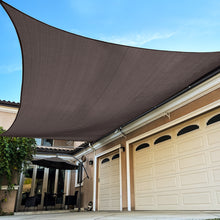 Load image into Gallery viewer, 8&#39;x16&#39; Rectangle Patio Sun Shade Sail（Brown Color）
