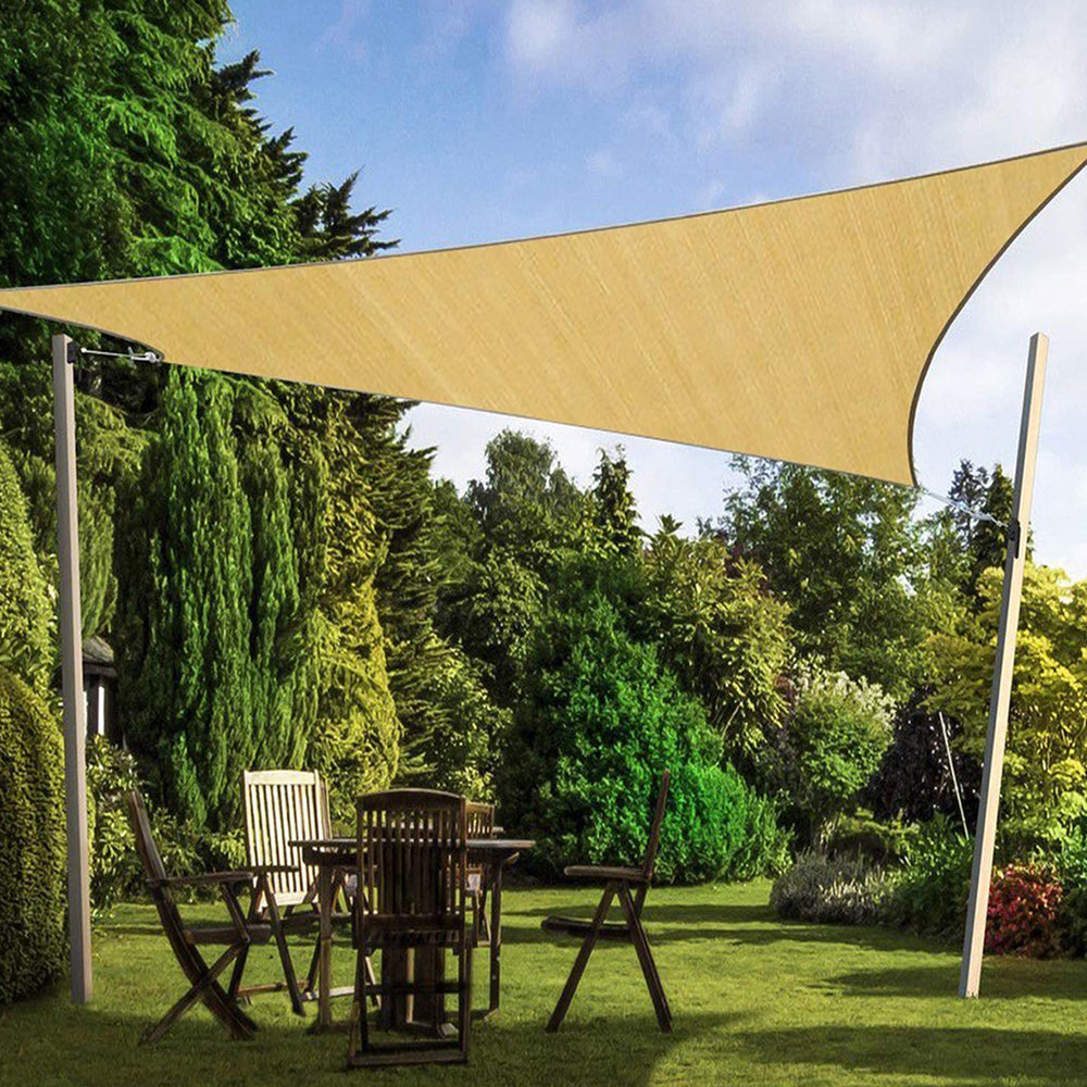 6'x10' Rectangle Patio Sun Shade Sail (Sand Color)