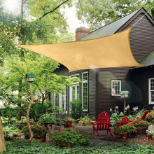Load image into Gallery viewer, 8&#39;x&#39;10 Rectangle Patio Sun Shade Sail (Sand Color)
