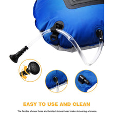 Cargar imagen en el visor de la galería, Camp Shower Bag 20L, PVC, Outdoor, Portable, Durable, Easy Store For 500pcs
