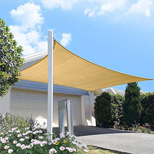 Load image into Gallery viewer, 20&#39;x&#39;24&#39; Rectangle Patio Sun Shade Sail（Sand Color）
